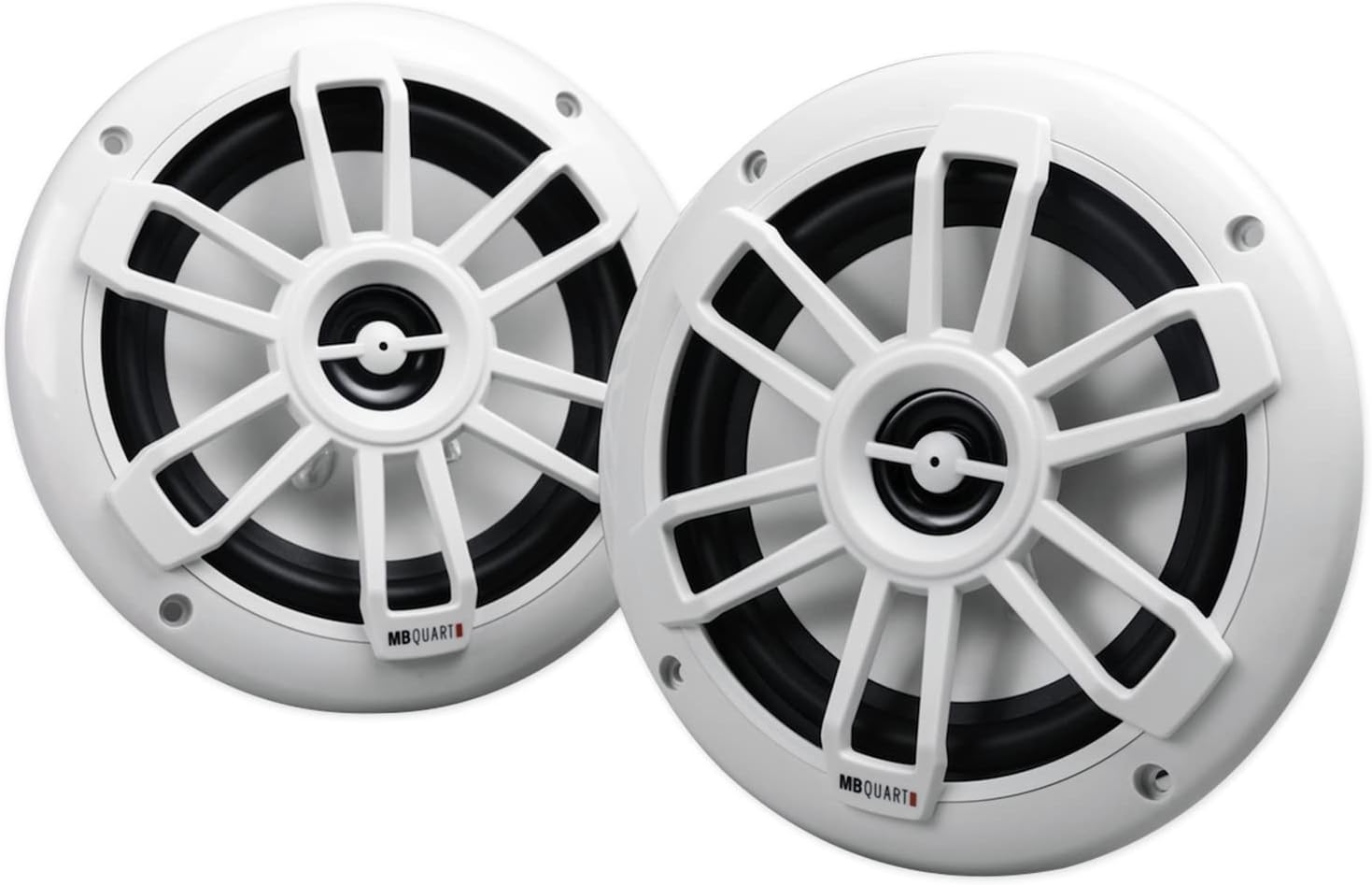 MB Quart 6.5 Nautic Coaxial Speakers - 80W White