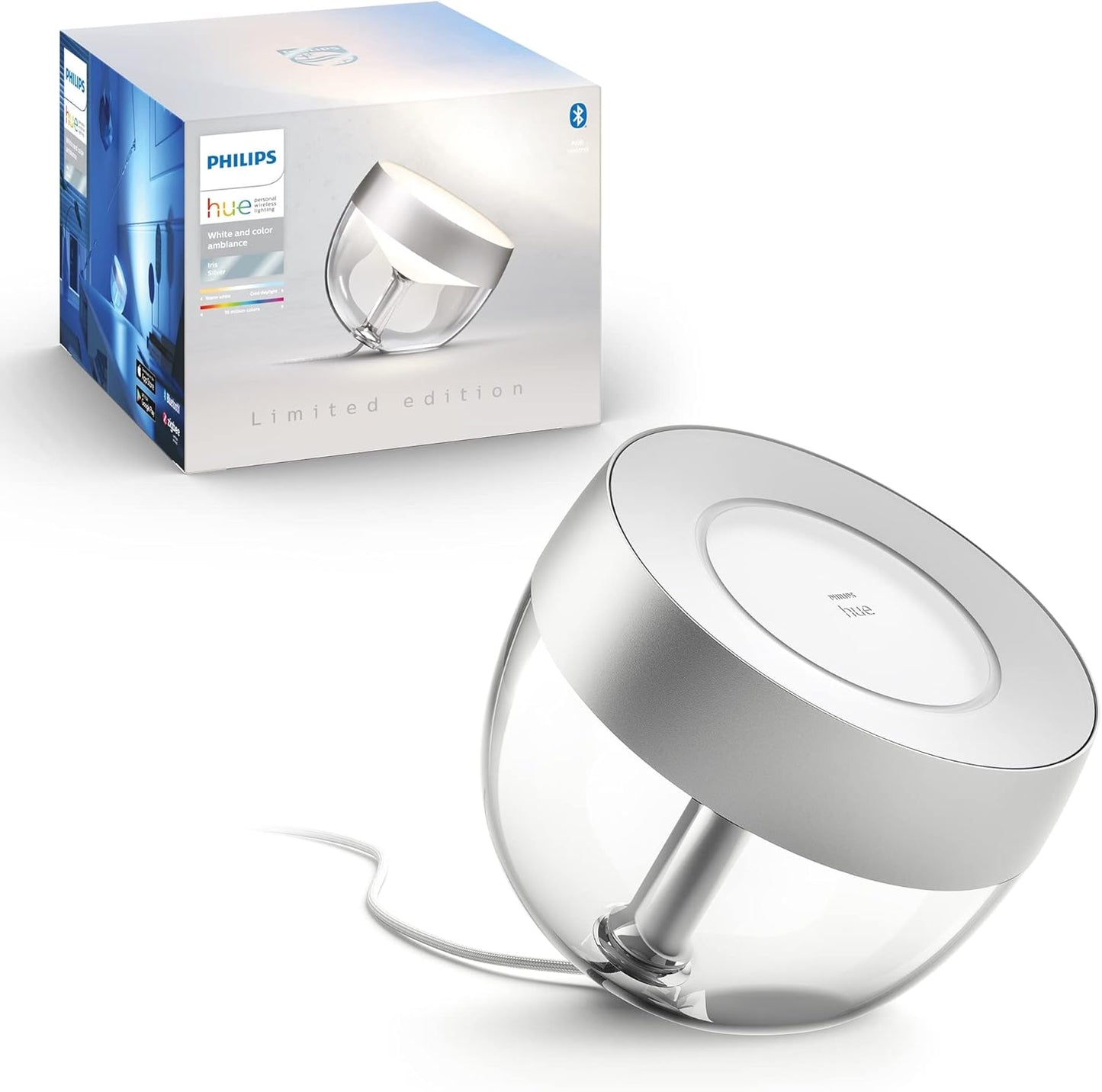 Philips Hue Iris Smart Table Lamp for Color Ambiance Lighting