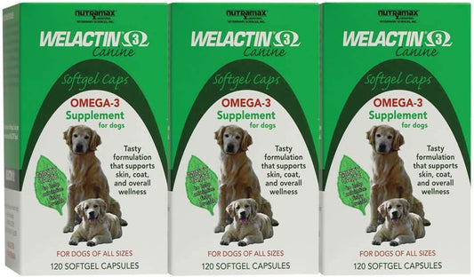 Nutramax Welactin Omega-3 Fish Oil for Dogs - Skin Health