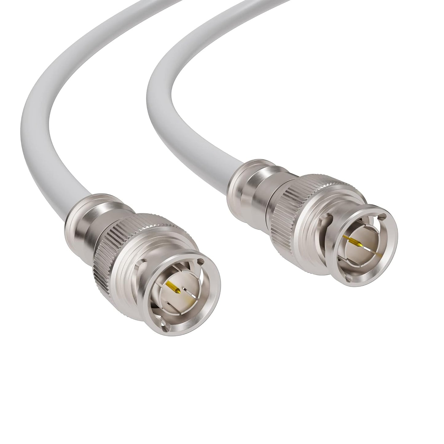 BNC Cable 50ft RG6 HD-SDI Low Loss Coaxial for Clear Signals