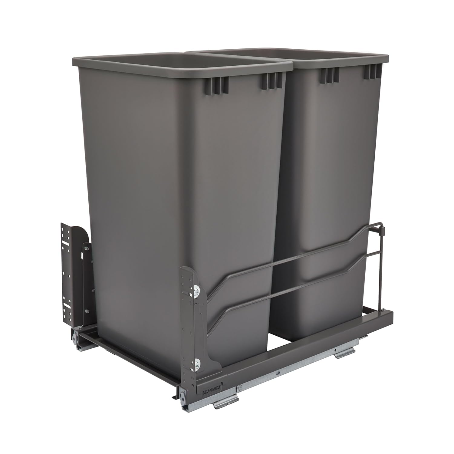 Rev-A-Shelf Pullout Dual Trash Cans for Kitchen Cabinets
