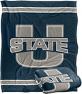 Utah State University Silky Touch Throw Blanket 60in x 80in - Ultra