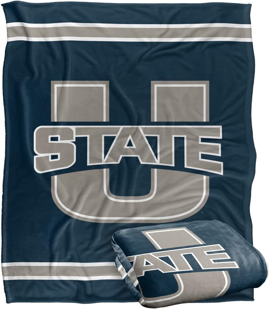 Silky Touch Throw Blanket Collection for UTAH STATE UNIVERSITY Fans
