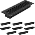 4 PCS Floor Vents Floor Registers 2x10 in - Heavy Duty Metal Vent