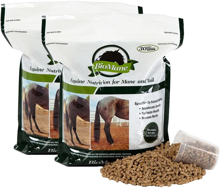 BioMane Hair Nutrition Supplement for Horses - 60 Day Supply