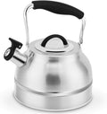 Rorence 3 Quart Tea Kettle - Stainless Steel Whistling Stovetop Kettle