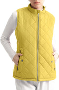 Women's Quilted Puffer Vest Water-Resistant with Pockets (Style GDCP)