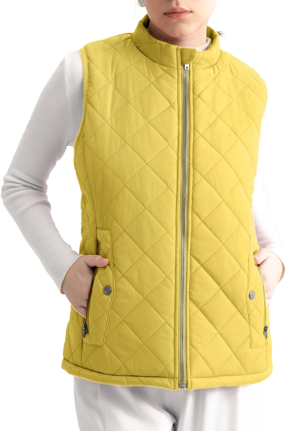 Women's Quilted Puffer Vest with Pockets for Every Occasion