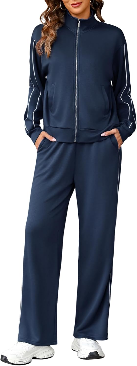 Stylish Women 2 Piece Lounge Sets for Fall Travel Comfort