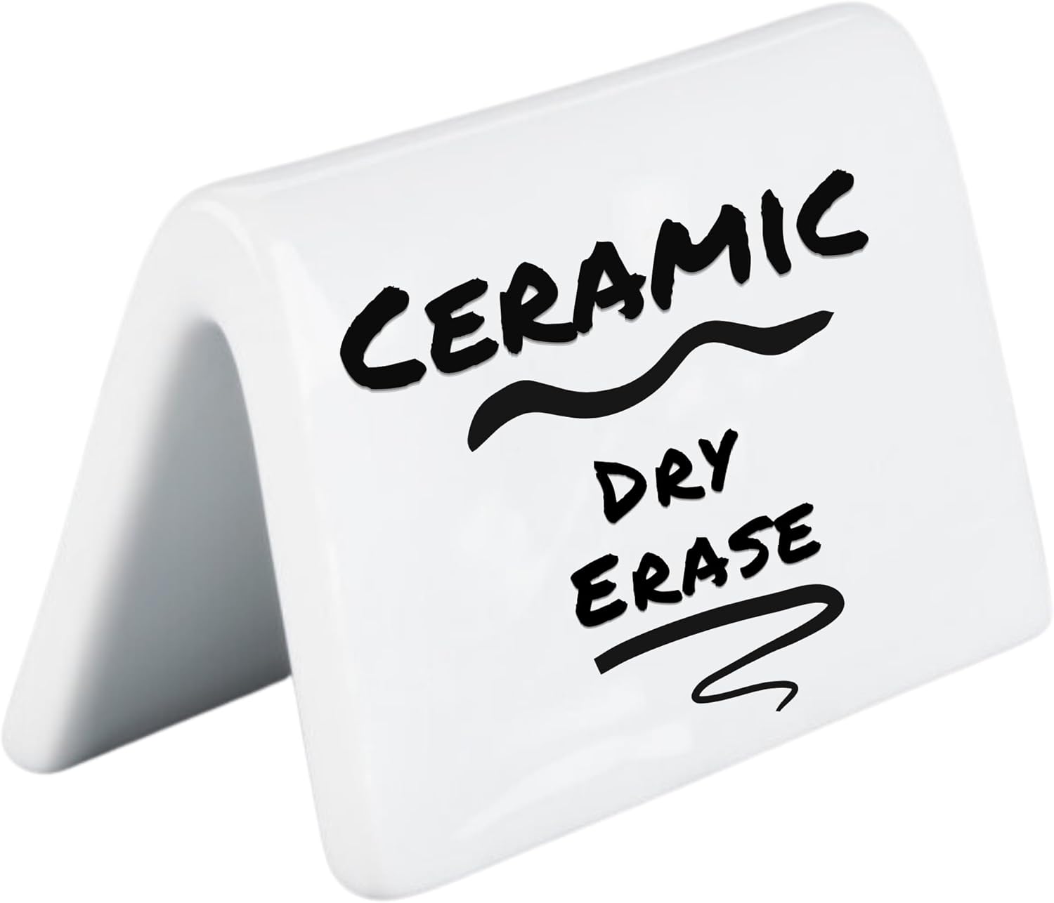 Double Sided Ceramic Dry Erase Table Tent Sign for Events