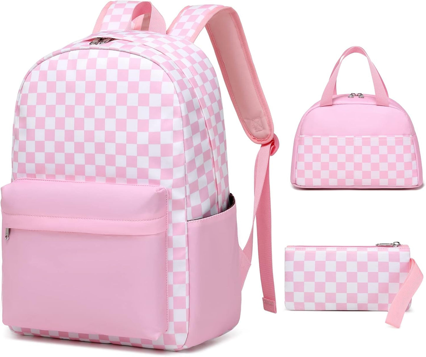 Sunborls Lightweight Waterproof Bookbags with Lunch Box & Pencil Case