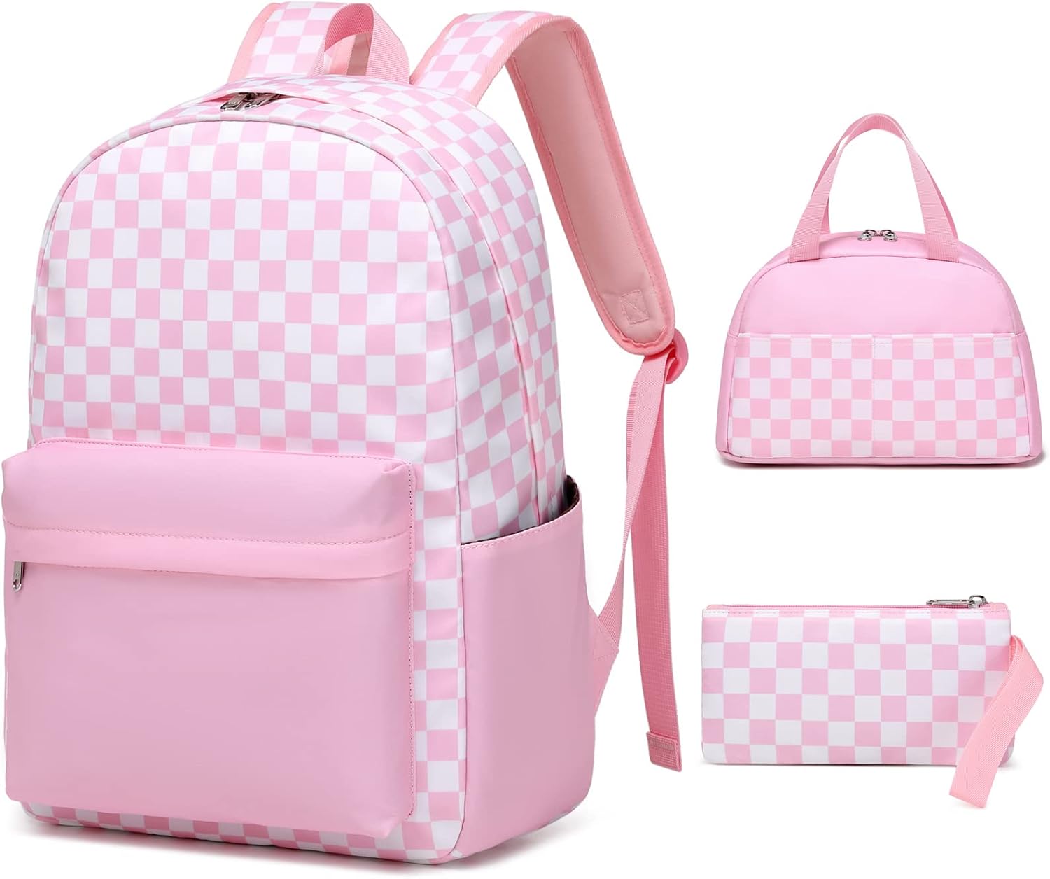 Sunborls Lightweight Waterproof Bookbags with Lunch Box & Pencil Case