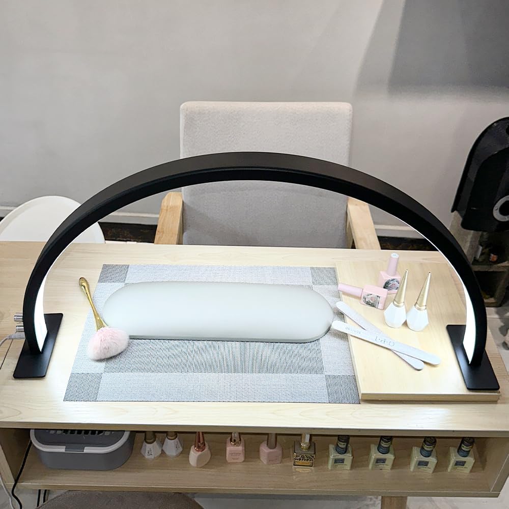 Half Moon Light for Nail Desk - 29in 50W LED with Dimming