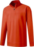 Boys Long Sleeve Quarter Zip Pullover Fleece Warmth Mock