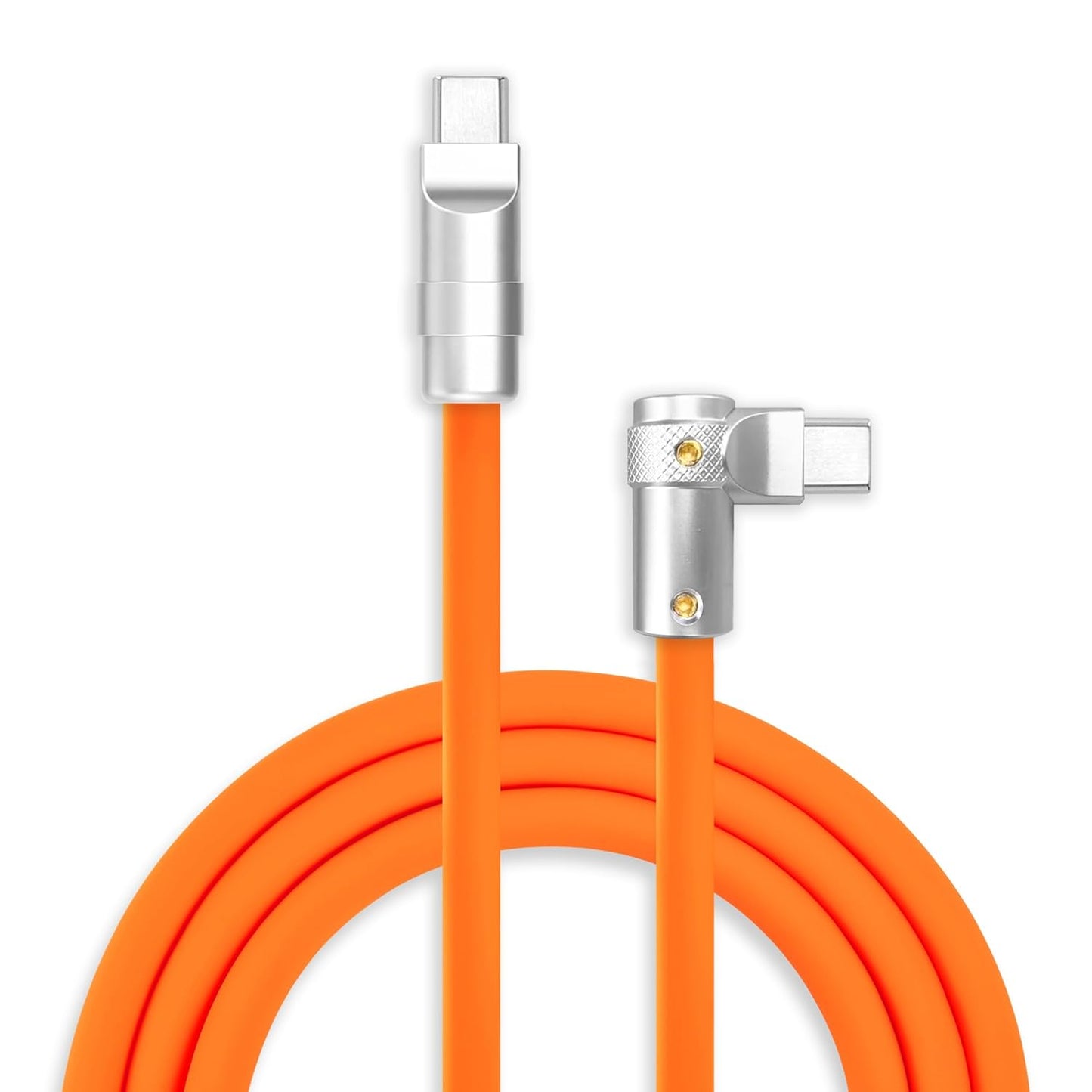 Chubbycable FlexElbow 90 Degree USB C Cable for Fast Charging