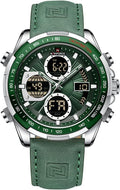 NAVIFORCE Men's Military Digital Analog Quartz Watch - Rugged Everyday