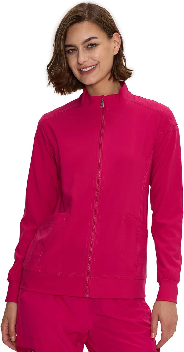 Scrub Jackets for Women: Zip Front Medical Jacket for Comfort