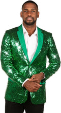 Tipsy Elves Men's Festive Sequin Blazers for Holiday Celebrations