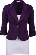 Women's Casual Knit Blazer for Work - Lightweight Year-Round Layer