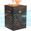 Aoxun 63 Gallon Ultra Thick Burn Barrel for Yard Waste - Heavy Duty