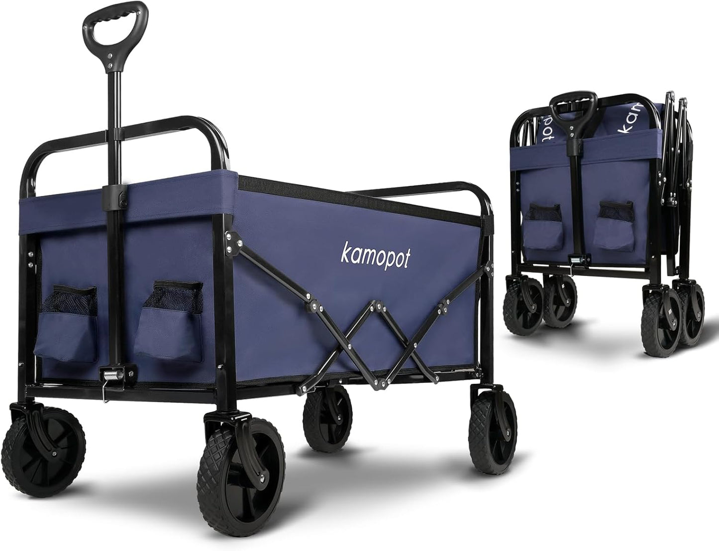 Foldable XL Utility Wagon: Heavy Duty & Versatile!