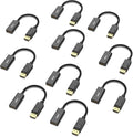 DisplayPort to HDMI Adapter 10 Pack - Compact 1080p Converter