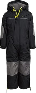Wippette Boys Snowsuit Waterproof Insulated Fleece Lined Jumpsuit