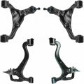 TRQ Front Upper and Lower Control Arm Set for 2010-2013 Range Rover