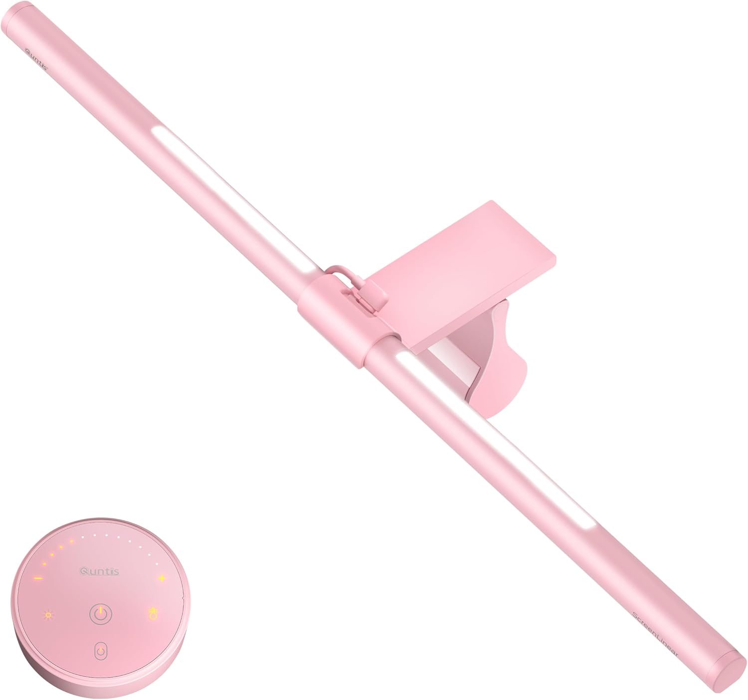 Quntis Pink Monitor Light Bar - Eye-Care Brilliance
