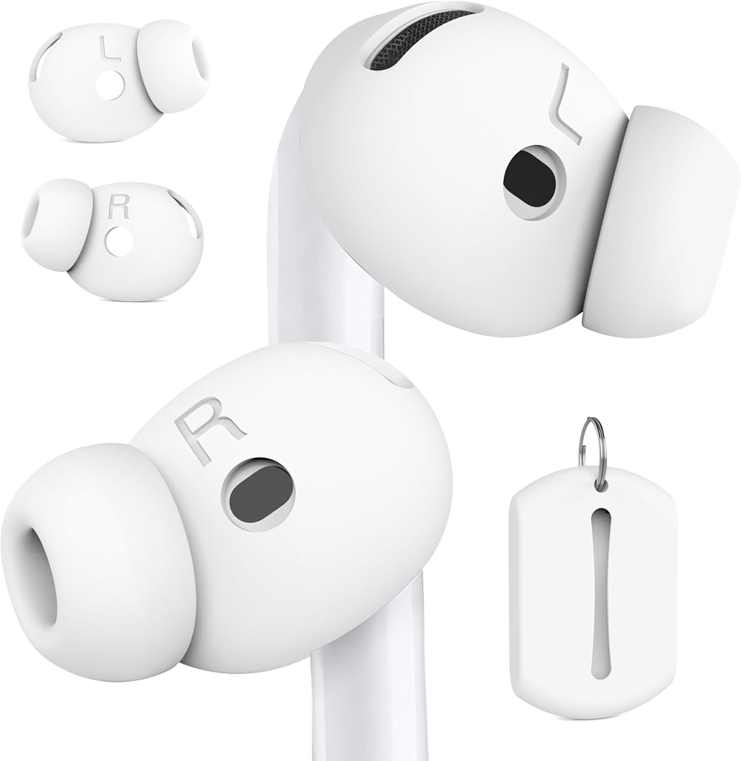 Silicone Ear Tips for AirPods 4 - Enhanced Comfort