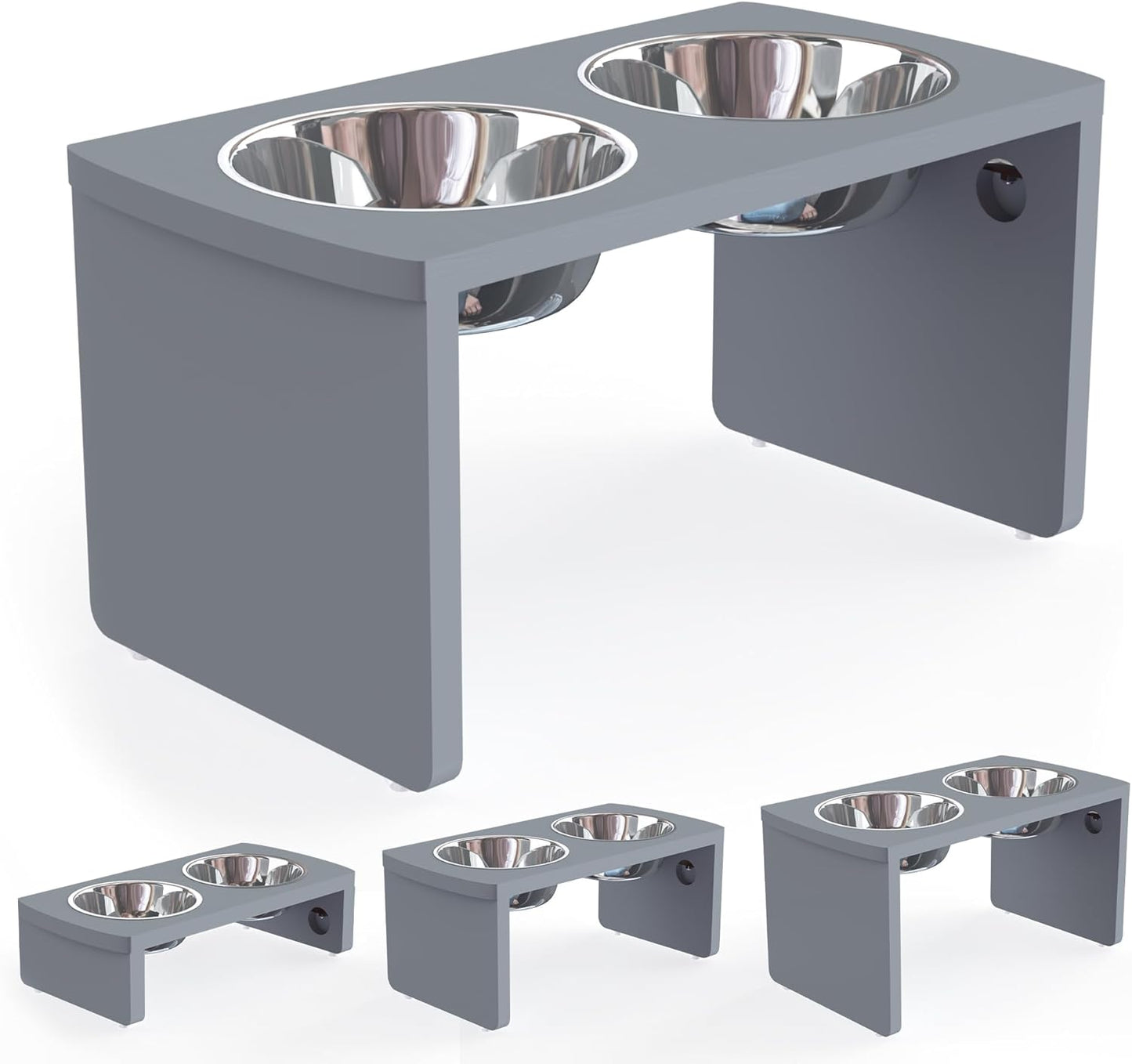 Elevated Dog Bowls by JOYOPAW for Large & Medium Dogs