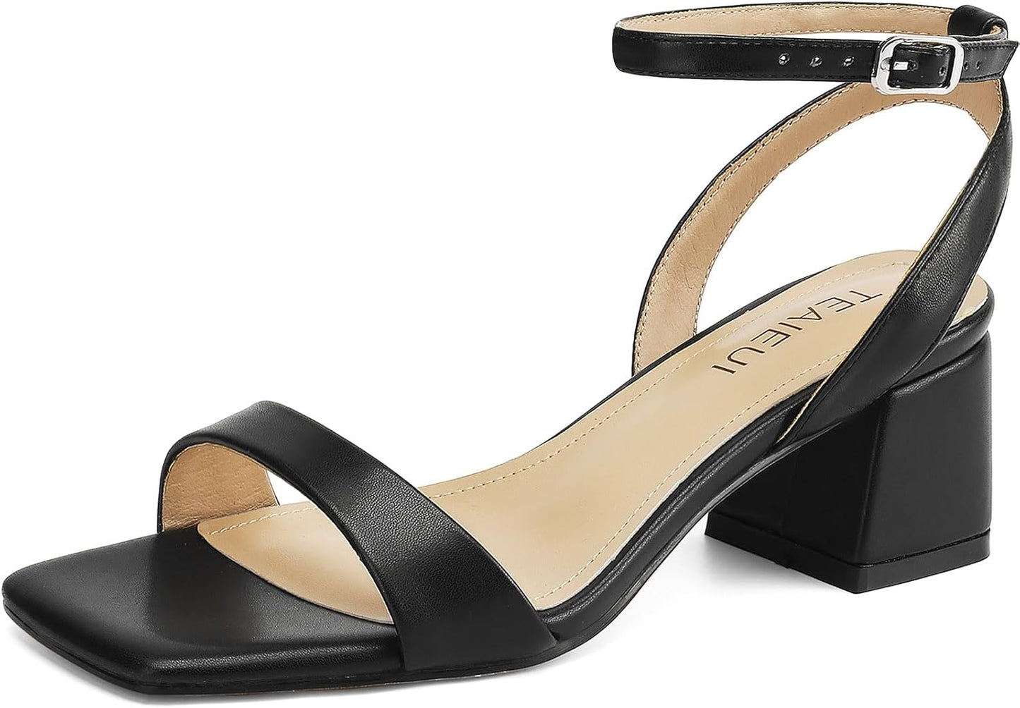 Stylish Women's Heeled Sandals with Comfortable Block Heels