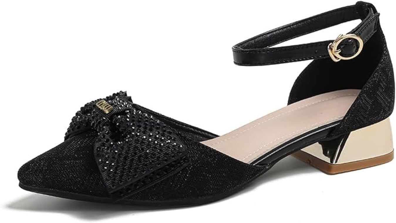 Stylish Women's Pumps Shoes with Pointed Toe and Low Heels