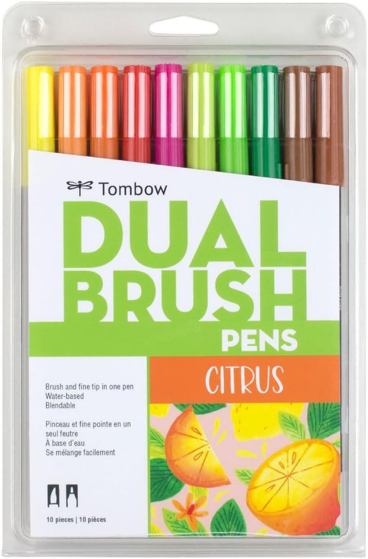 Tombow Dual Brush Pen Art Markers for Creative Expression