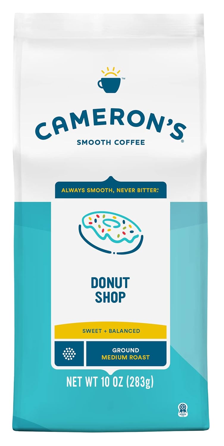 Cameron's Coffee Donut Shop Blend 10oz: Rich Roasted Flavor