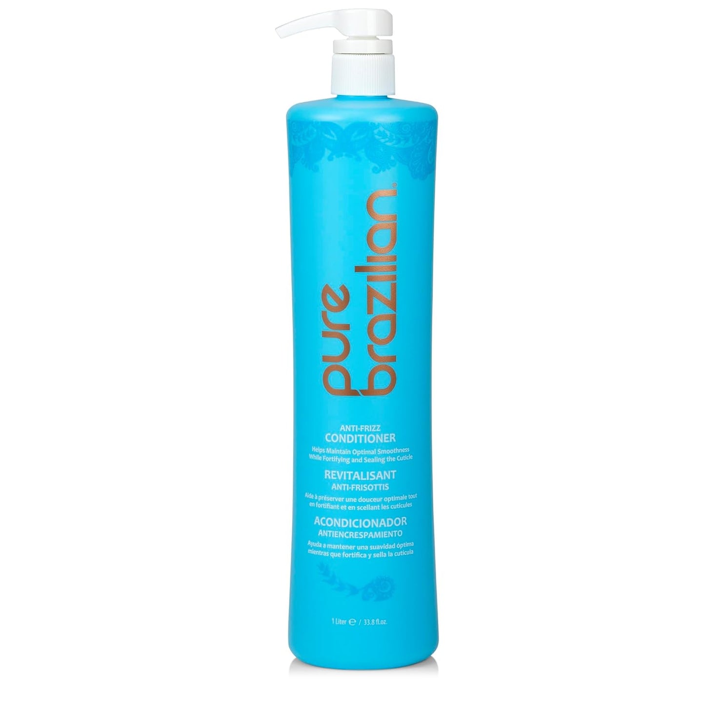 Pure Brazilian Anti-Frizz Daily Conditioner for Shiny Hair