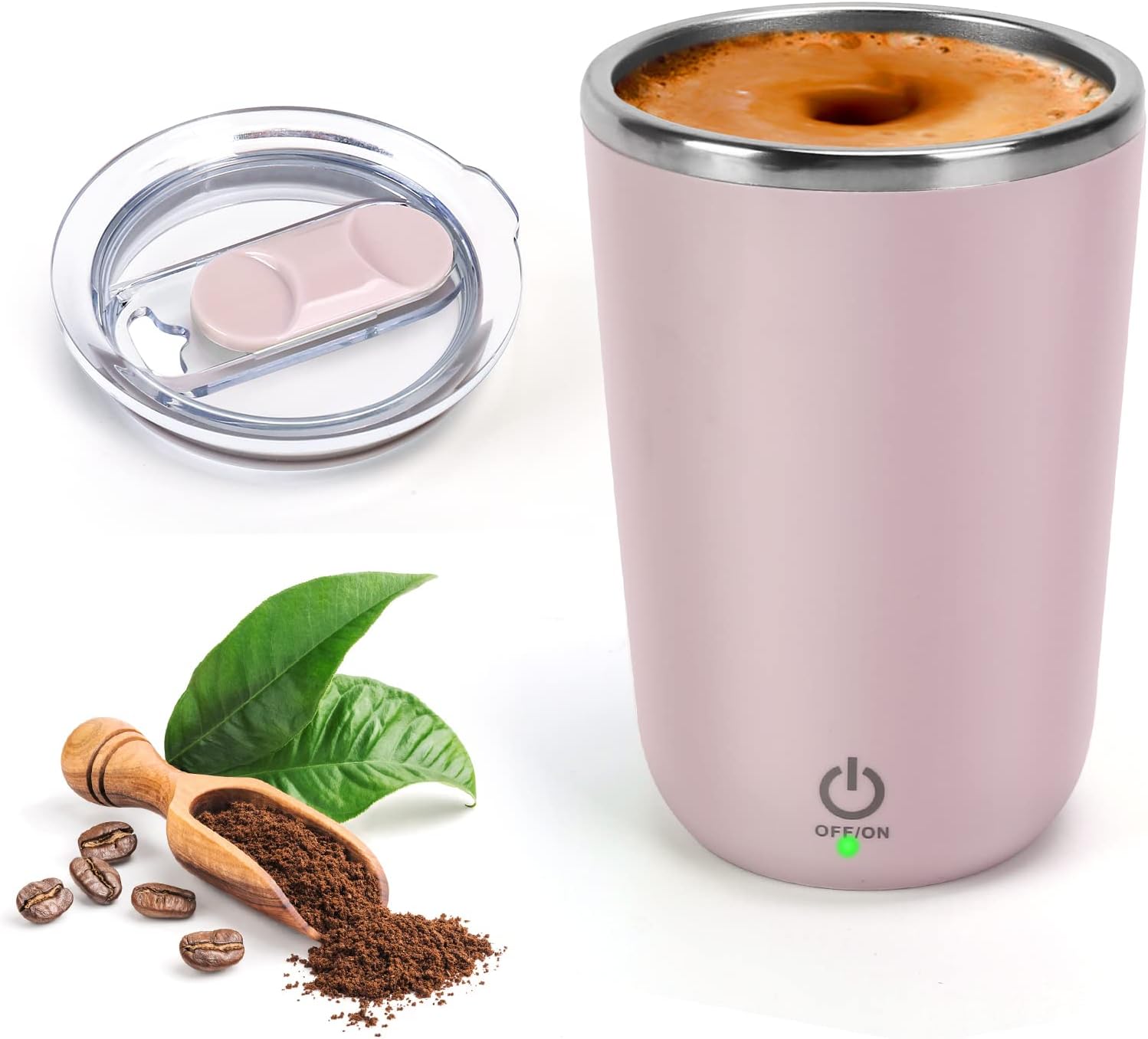 Rechargeable Self Stirring Coffee Mug - On-the-Go Perfection!