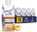 Ensure Max Protein Creamy Peach Nutrition Shake - 30g Protein, Low
