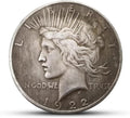 Antique U.S. Silver Coins Morgan & Peace Dollars - Collector Set