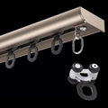 Hospital Thin Curtain Track System Ceiling Mount - Heavy Duty 28ft