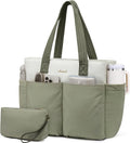 LOVEVOOK Puffer Tote Bag for Women - Lightweight Large Work & Travel