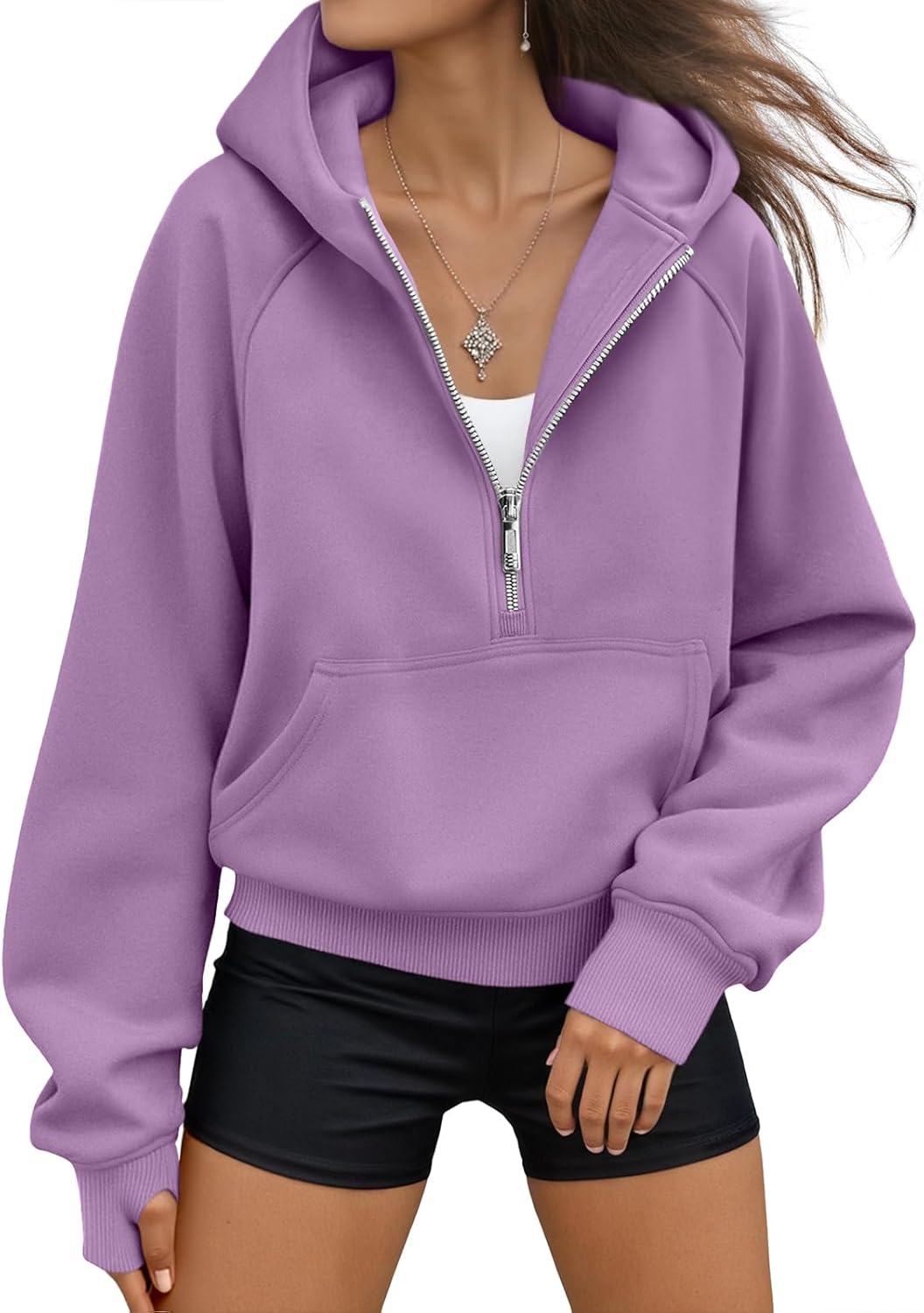 AUTOMET Womens Hoodies Fleece Zip Up Jackets for Fall Fashion