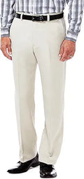 Haggar Cool 18 Flat Front Pant - Wrinkle-Resistant Classic Fit