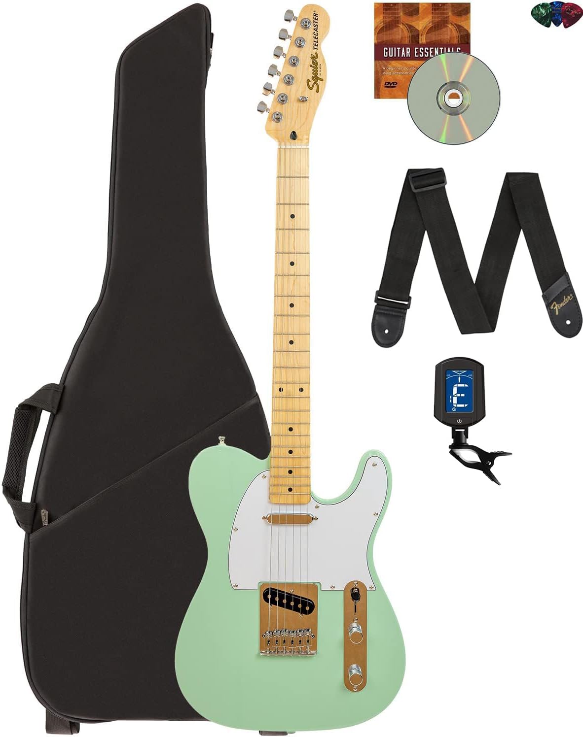 Fender Affinity Series Telecaster Bundle with Gig Bag and More