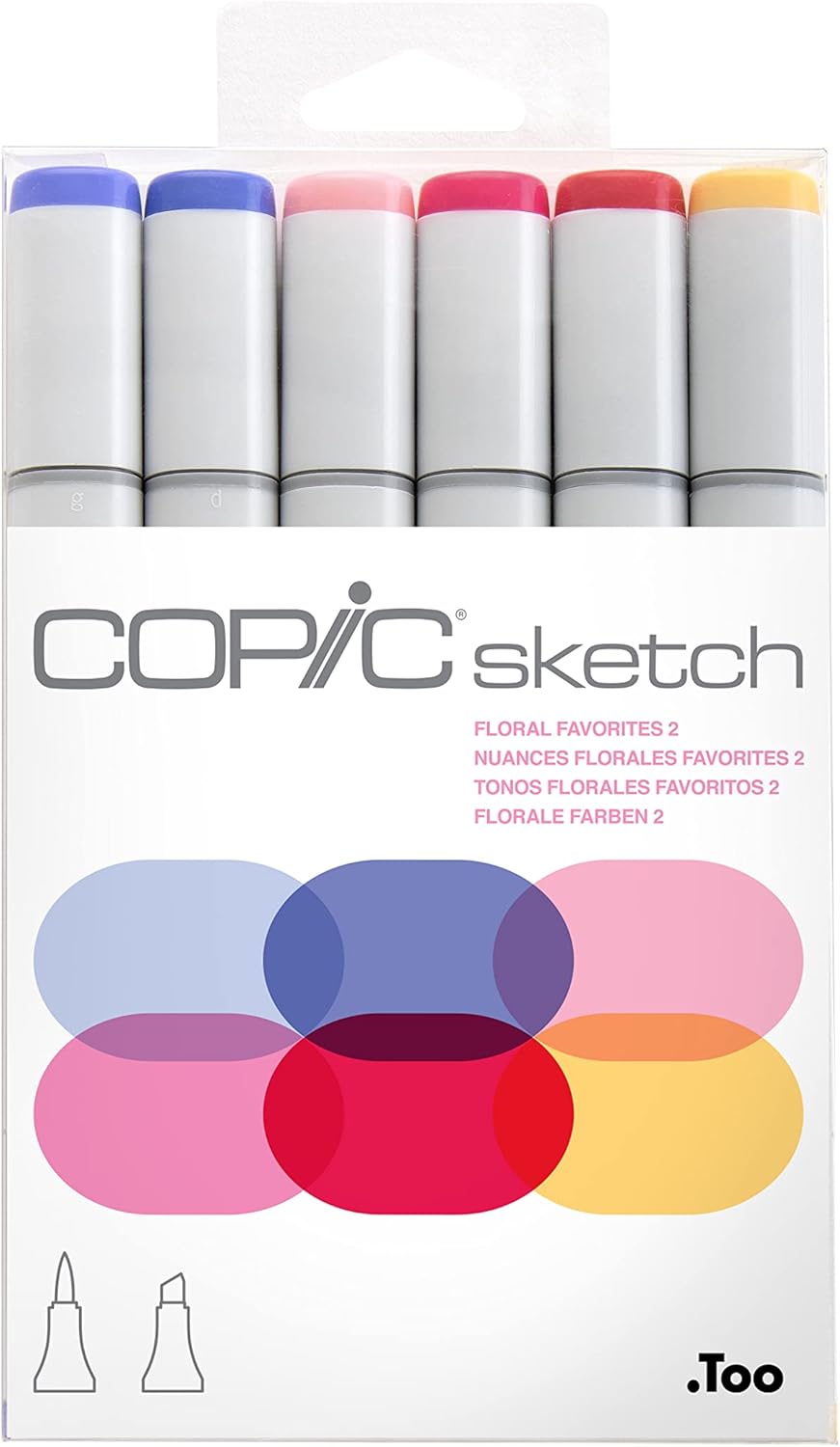 Copic Sketch Alcohol Markers Set for Vibrant Art Creations