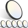 7 in Flush Mount Ceiling Light 6Pack - Slim 1500Lm Color Selectable