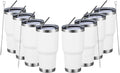 MEWAY 30oz Insulated Tumblers Set for Hot and Cold Beverages, 8 Pack