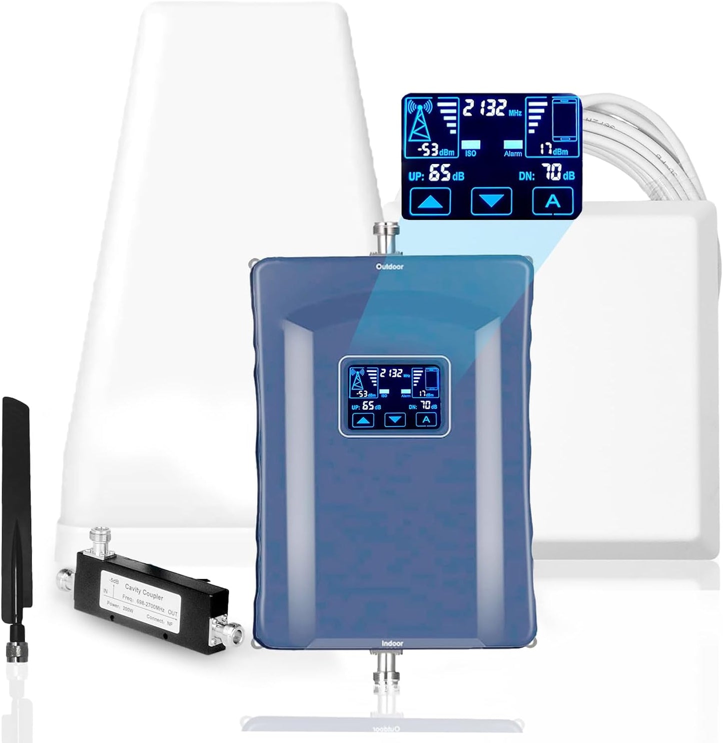 Cell Phone Booster for Home & Multi-Room, Boost 5G & 4G Data