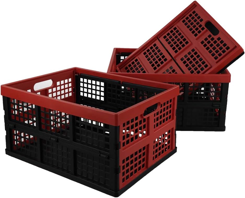Obstnny 34 Quart Collapsible Storage Bins for Home and Office