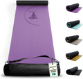 Zeesa Na Non-Slip Hot Yoga Mat - Vegan Rubber, Thin 4mm